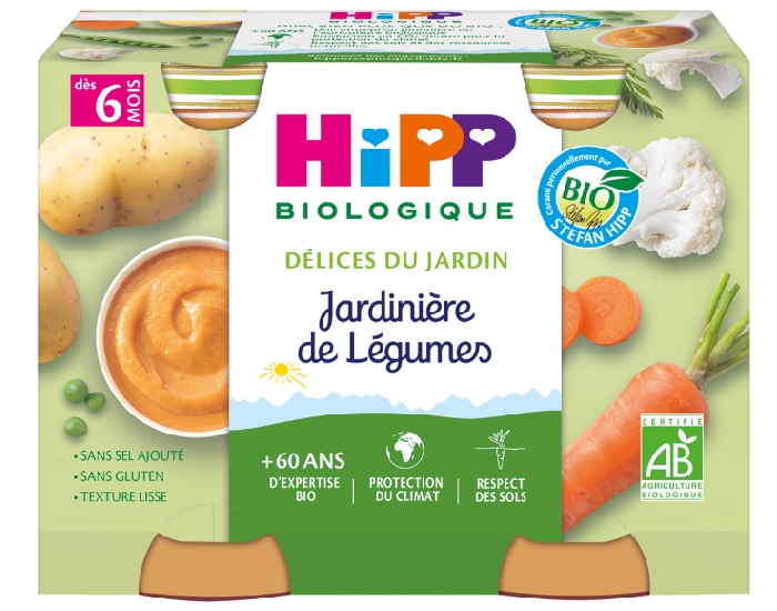HIPP Dlices du Jardin - 2 x 190 g