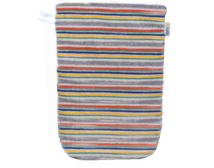 POPOLINI Gant de Toilette - Ray Multicolore - 13 x 17.5 cm