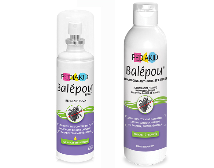 PEDIAKID Lot Spray et Shampooing Balpou