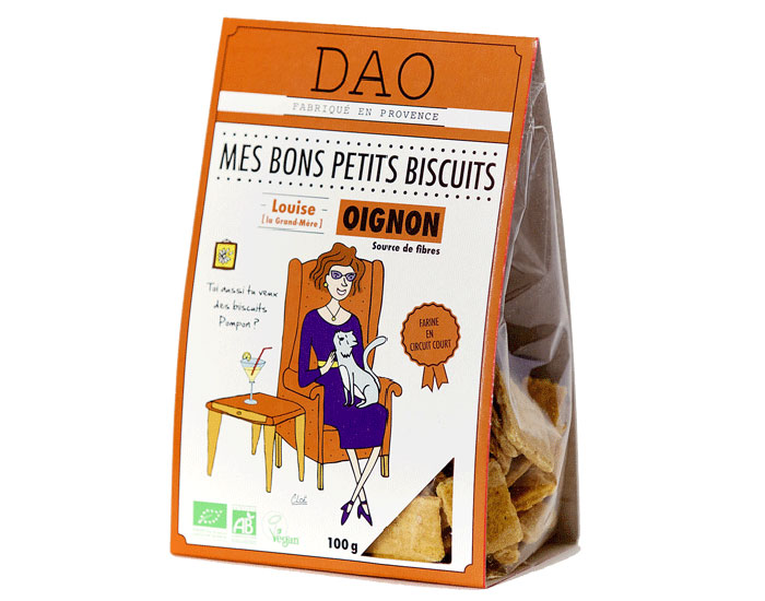 DAO Petits Carrs Sals Oignon - 100 g