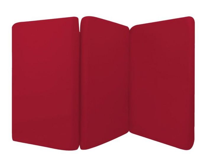 KADOLIS Matelas Bb Pliant 3 Parties Rouge 60x120 cm