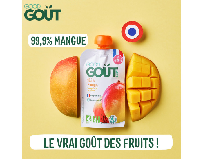 GOOD GOUT Gourde Mangue - Pure Bb 120g - Ds 4 Mois (2)
