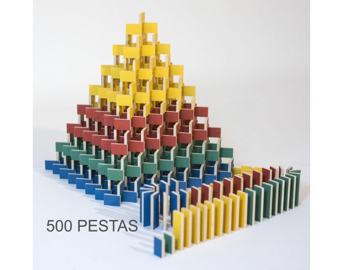 PESTAS Baril de 500 Dominos Pestas - Ds 4 ans  (2)