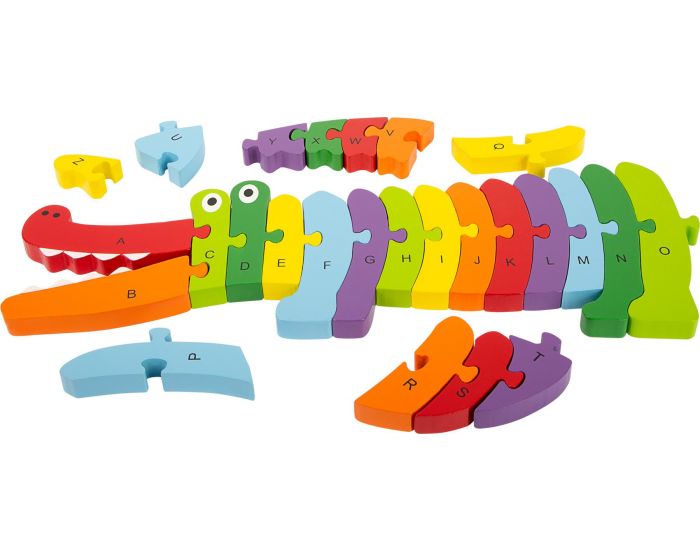 SMALL FOOT COMPANY Puzzle ABC Crocodile - Ds 3 ans (1)