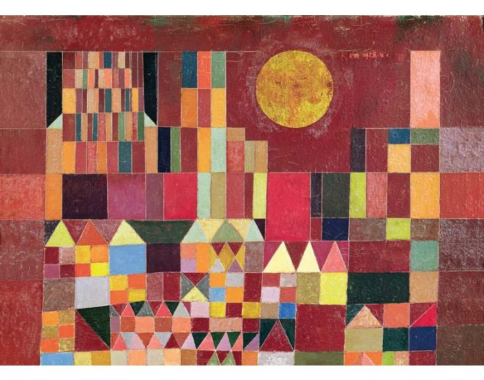MICHELE WILSON Puzzle Chteau et Soleil de Klee - 24 Pices - Ds 4 ans  (1)