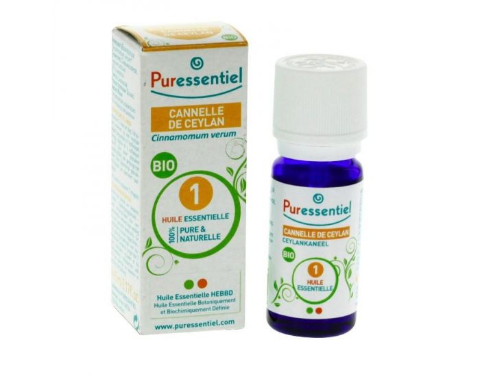 PURESSENTIEL - Huile Essentielle Cannelle de Ceylan Bio - 5ml (1)