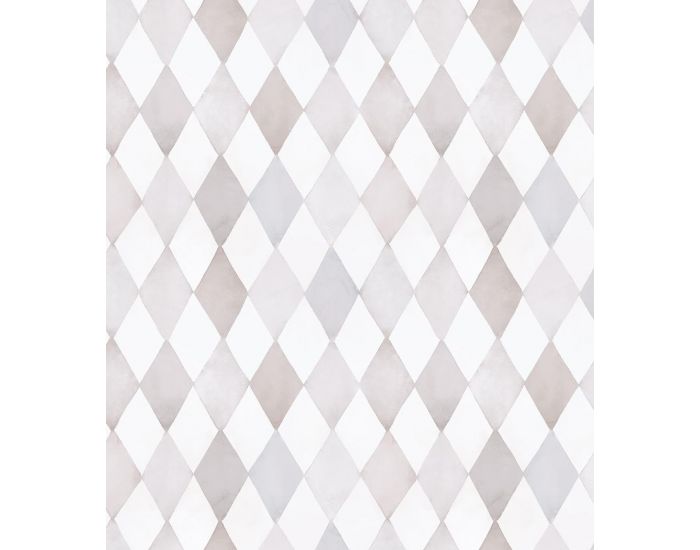 LILIPINSO Papier Peint - Selene - Harlequin - Gris Rouleau 10 m (1)