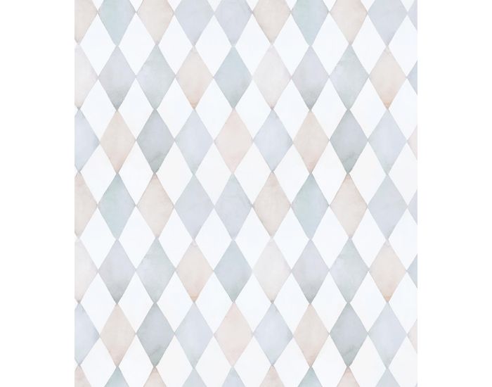 LILIPINSO Papier Peint - Selene - Harlequin - Bleu Gris Rouleau 10 m (1)