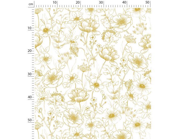 LILIPINSO Papier Peint - Botany - Fleurs - Ocre  Rouleau 10 m (2)