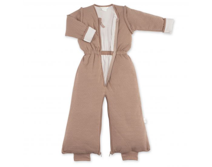 BEMINI Gigoteuse - Jambes Sparables - Pady - Twin Jersey + Jersey - Hiver - Tog 2 - 24-36 Mois Stripe muffin (1)