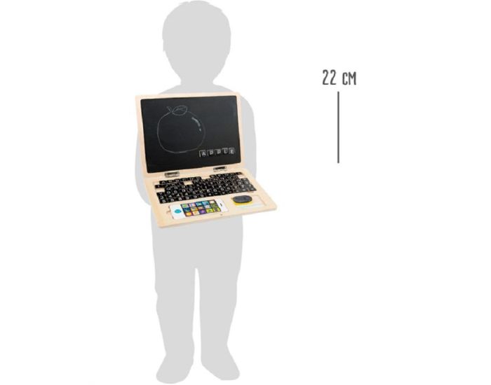 SMALL FOOT COMPANY Ordinateur Portable en Bois - Ds 6 ans (3)