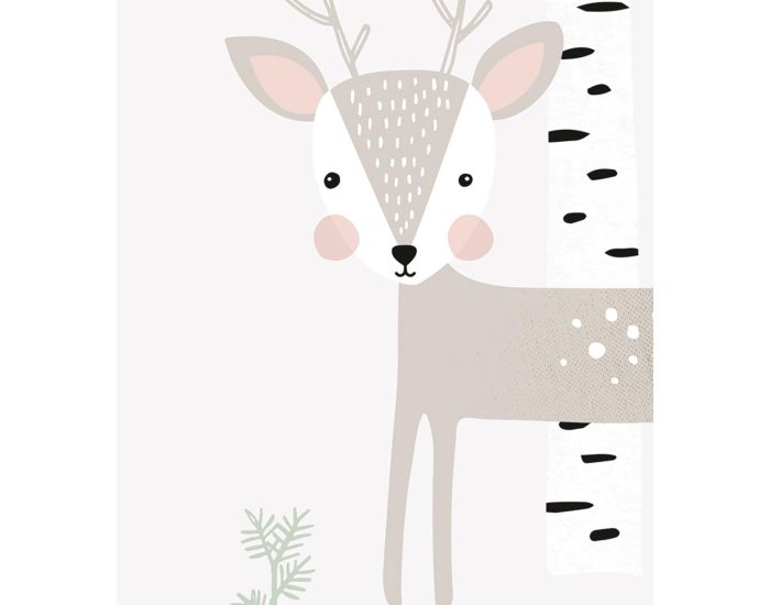 LILIPINSO - Affiche Seule - In The Woods - Le Cerf  (1)