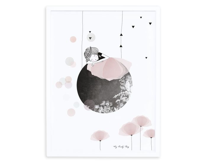 LILIPINSO - Affiche Seule - Mum of Love - Danseuse sur la Lune (5)