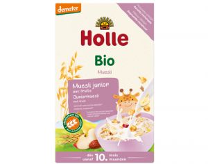 HOLLE Muesli Junior Multi-Crales Fruits - 250 g - Ds 10 mois