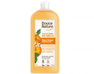 DOUCE NATURE Shampooing Douche des Familles - Fleurs d'Oranger - 1L