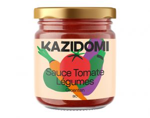 KAZIDOMI Sauce Tomate aux Lgumes Bio - 300 g