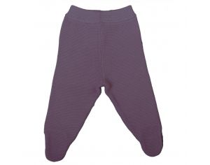 EVEIL ET NATURE Pantalon Tricot Coton Bio - Rose 1 mois