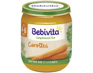 BEBIVITA Petit Pot Carottes - Ds 4/6 mois - 125g