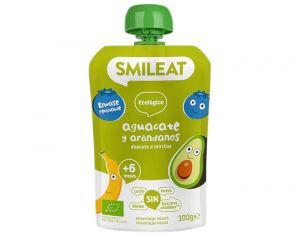 SMILEAT BABY Gourde Avocat Myrtille - 100 g - Ds 6 mois