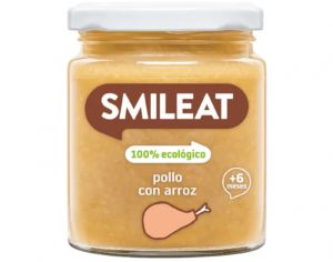 SMILEAT BABY Petit Pot Poulet et Riz - 230 g - Ds 6 mois