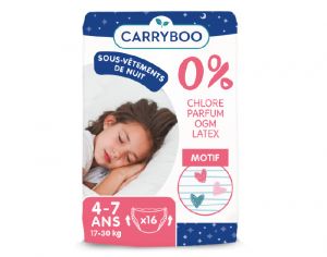 CARRYBOO Sous-vtements de nuit absorbants Filles 4-7 ans