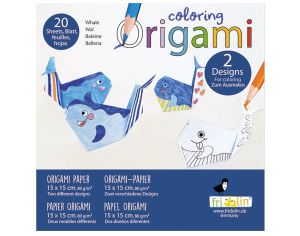 FRIDOLIN Coloring Origami - Baleine - Ds 6 ans