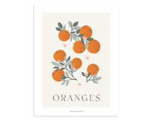 LILIPINSO Affiche Seule - Louise - Oranges 