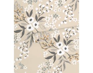 LILIPINSO Papier Peint - Braylynn - Floral - Beige Rouleau 10 m