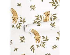 LILIPINSO Papier Peint - Felidae - Petit Lopard Rouleau 10 m