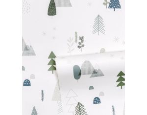 LILIPINSO Papier Peint - In The Woods - Fort Scandinave  Rouleau 10 m