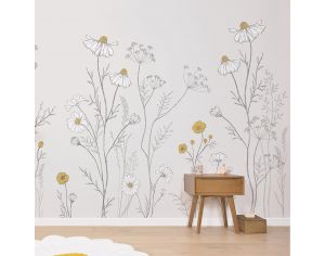 LILIPINSO Papier Peint Panoramique - Chamomille - Fleurs de Camomille