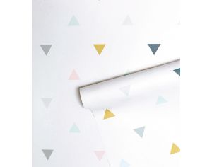 LILIPINSO Papier Peint - Enchanted - Triangles Rouleau 10 m