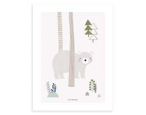 LILIPINSO Affiche Seule - In The Woods - L'Ours