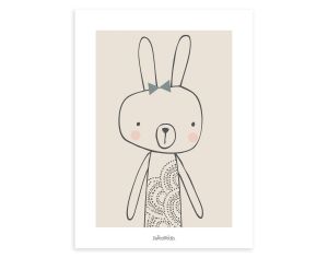 LILIPINSO Affiche Seule - Little Friends - Le Lapin 