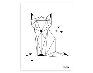 LILIPINSO Affiche Seule - Origami - Renard