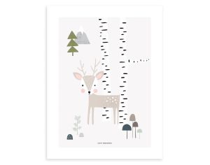 LILIPINSO - Affiche Seule - In The Woods - Le Cerf 