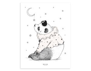 LILIPINSO - Affiche Seule - Dreamy - Panda Rveur