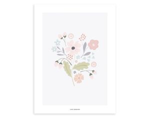 LILIPINSO - Affiche Encadre - Bloom - Fleurs sur Tiges 