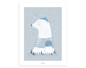LILIPINSO - Affiche Seule - Artic Dream - L'ours Polaire 