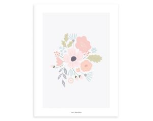 LILIPINSO - Affiche Encadre - Bloom - Bouquet de Fleurs 
