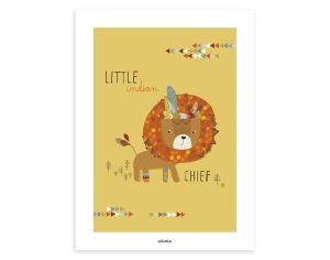 LILIPINSO - Affiche Seule - Little Indians - Lion
