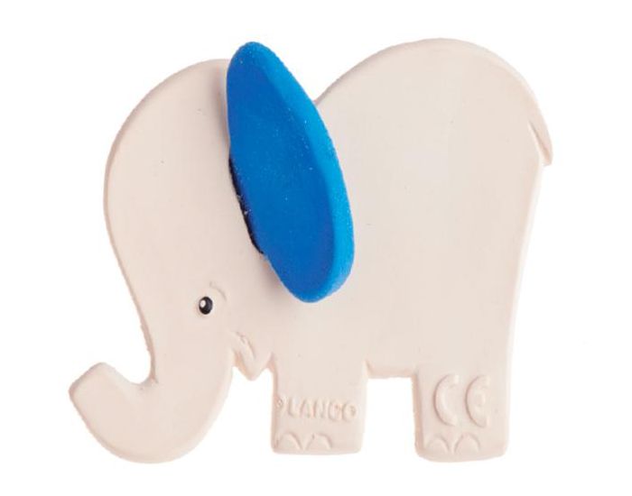 LANCO TOYS Elephant bleu de dentition - Ds 3 mois