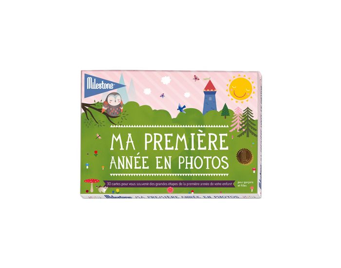 MILESTONE Cartes photos souvenirs Bb - Ma premire anne 0-12 mois