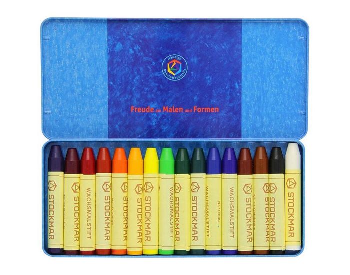 STOCKMAR Crayons en Cire d'Abeille - 16 couleurs - Ds 3 ans (2)