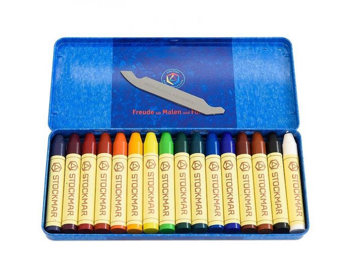 STOCKMAR Crayons en Cire d'Abeille - 16 couleurs - Ds 3 ans (3)