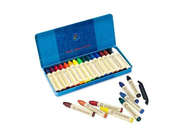STOCKMAR Crayons en Cire d'Abeille - 16 couleurs - Ds 3 ans (4)