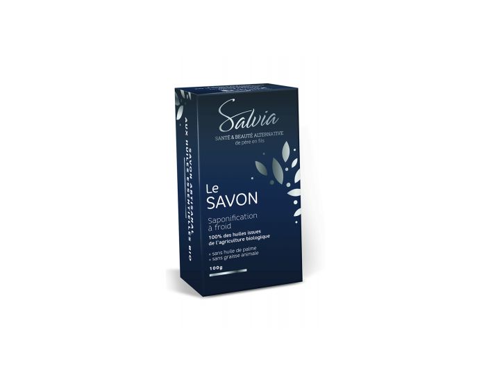 SALVIA NUTRITION Le Savon Salvia aux Huiles Essentielles Bio (1)