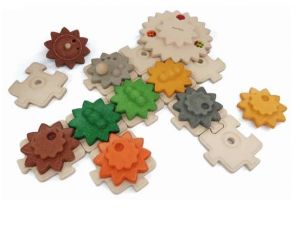 PLAN TOYS Puzzles Engrenages - Ds 2 Ans
