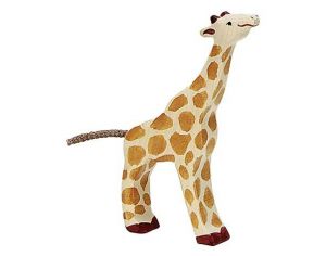 HOLZTIGER Petite Girafe Mangeant - Ds 3 Ans