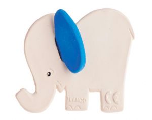 LANCO TOYS Elephant bleu de dentition - Ds 3 mois